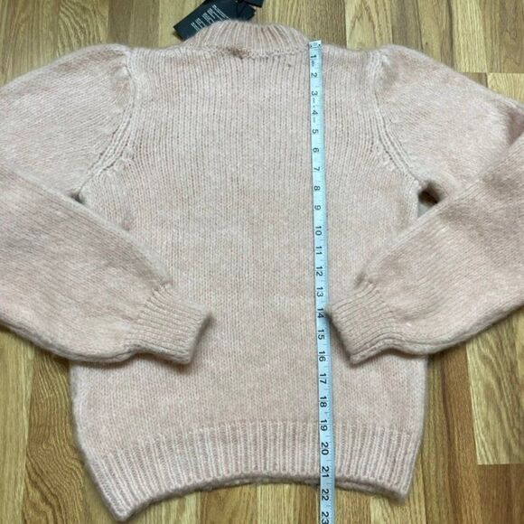 New Vero Moda Diana High Neck Super Soft Pink Sweater - Picture 10 of 13